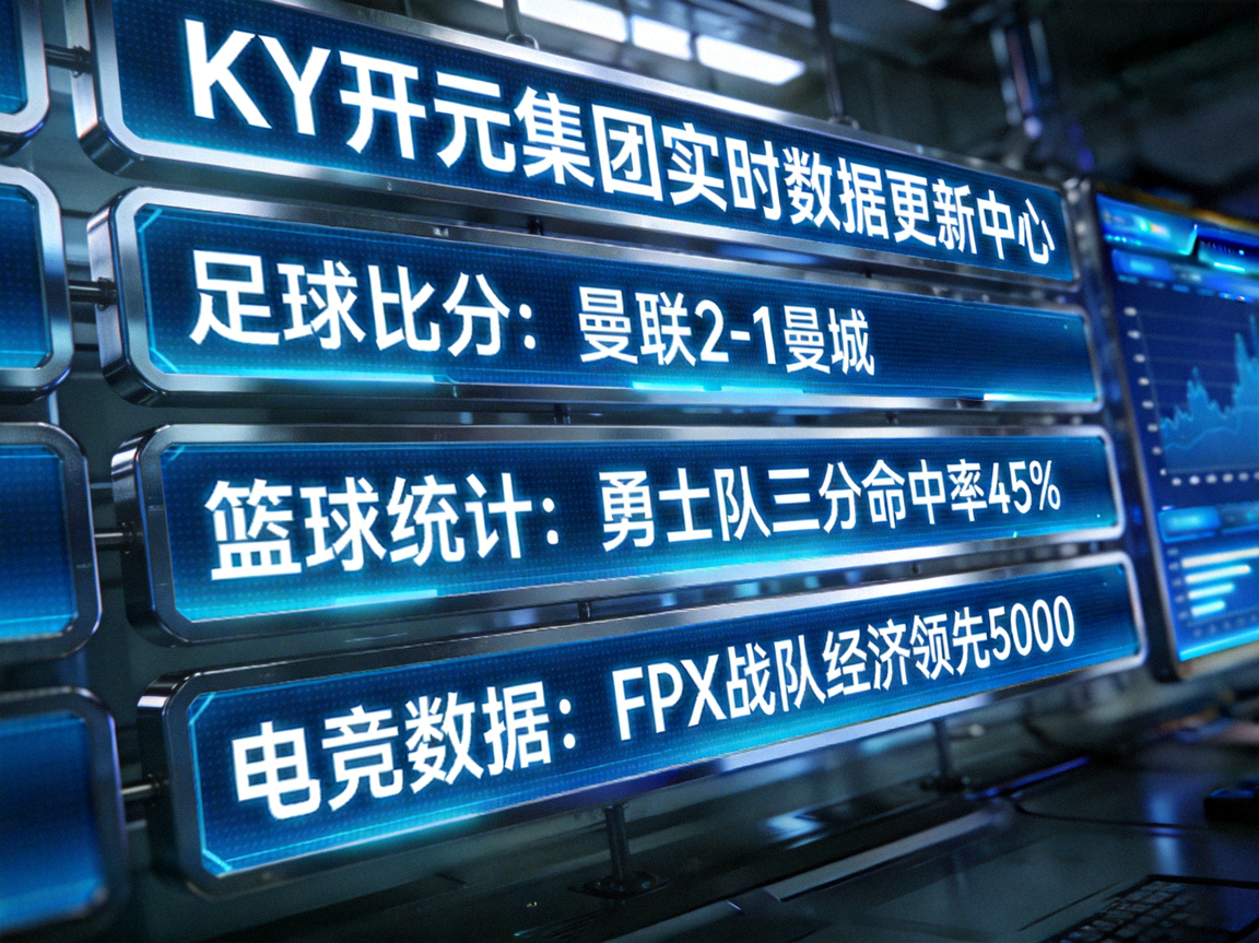 KY开元集团实时数据更新中心 - 多屏幕显示比分与统计